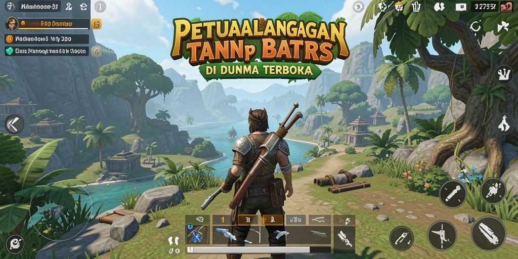 Tangkapan layar gameplay <strong>2757</strong> menampilkan eksplorasi dunia yang luas.