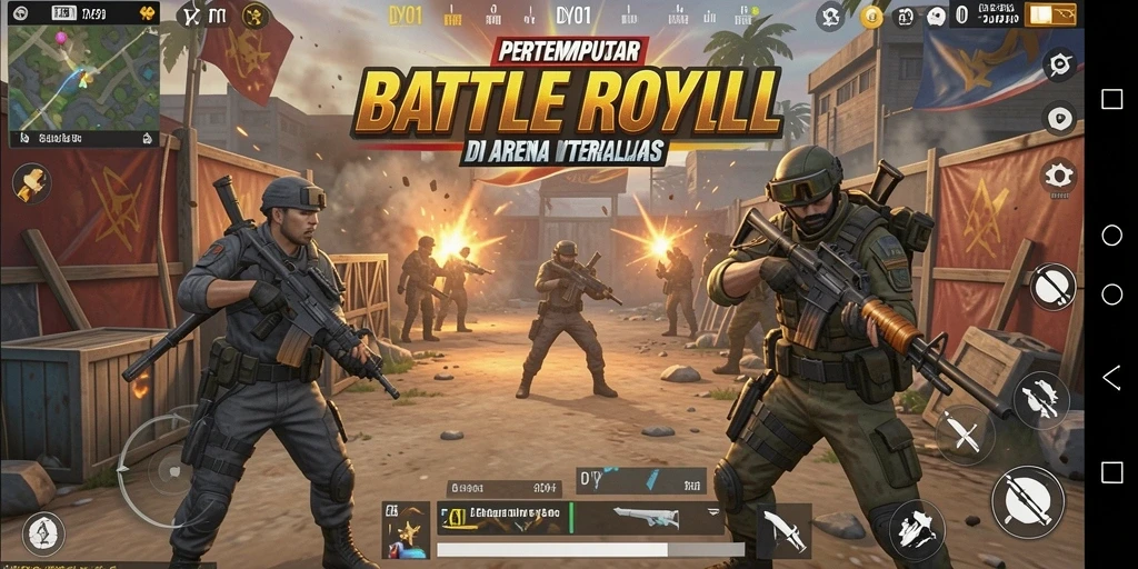 Tampilan gameplay DY01 dengan aksi pertempuran yang mendebarkan.