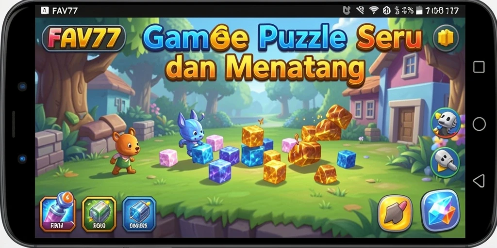 Screenshot FAV77 menampilkan gameplay Puzzle yang menarik dan menantang.