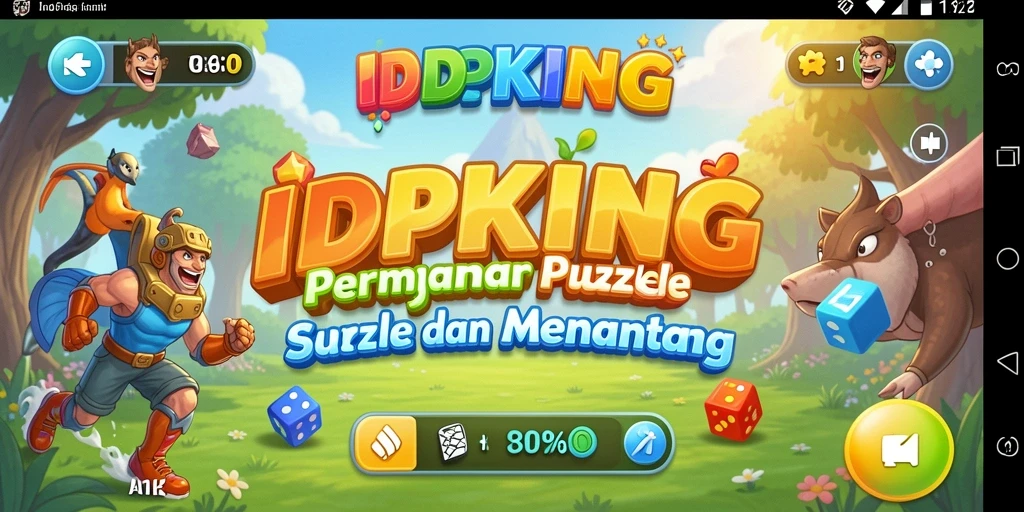 Tampilan gameplay dari IDPKING yang menarik dan interaktif.