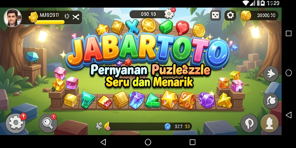 Gameplay JABARTOTO dengan tantangan puzzle seru dan grafis menarik.