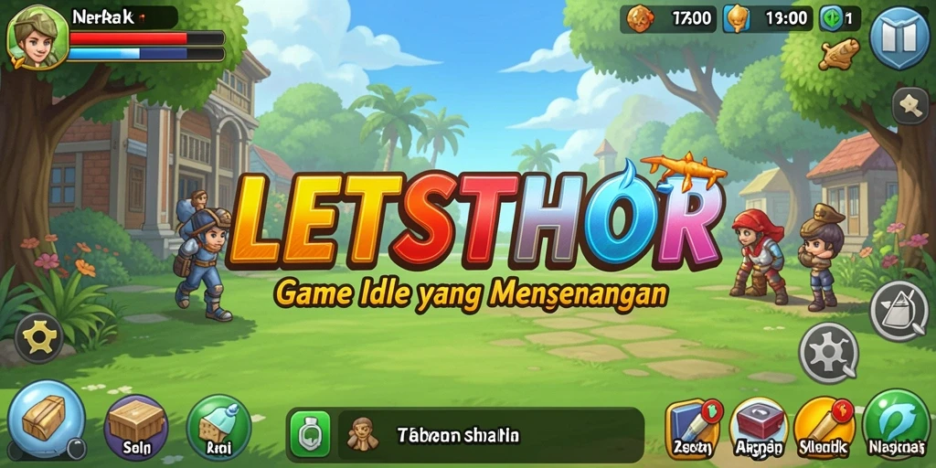 Tampilan gameplay <strong>LETSTHOR</strong> yang memukau dan menarik.
