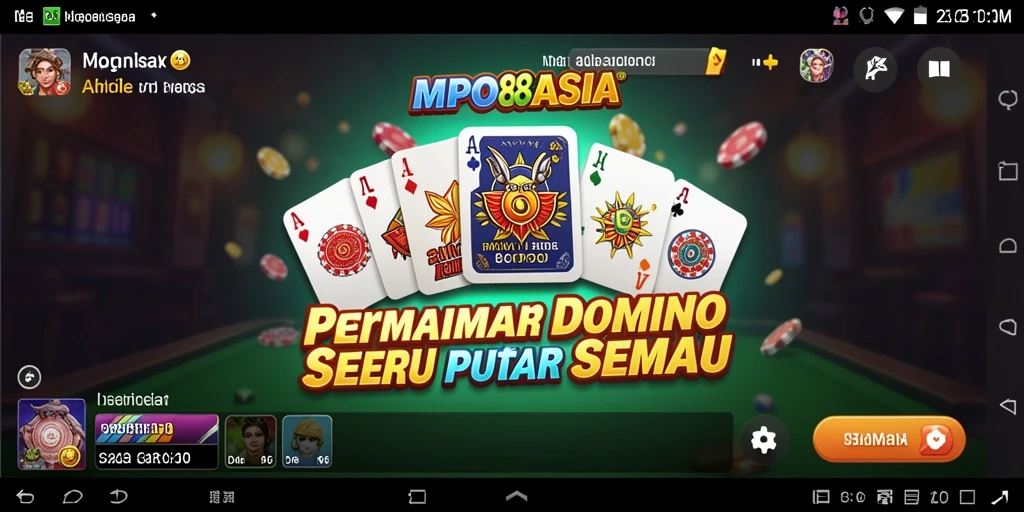 Tampilan gameplay seru dan interaktif dalam MPO88ASIA.