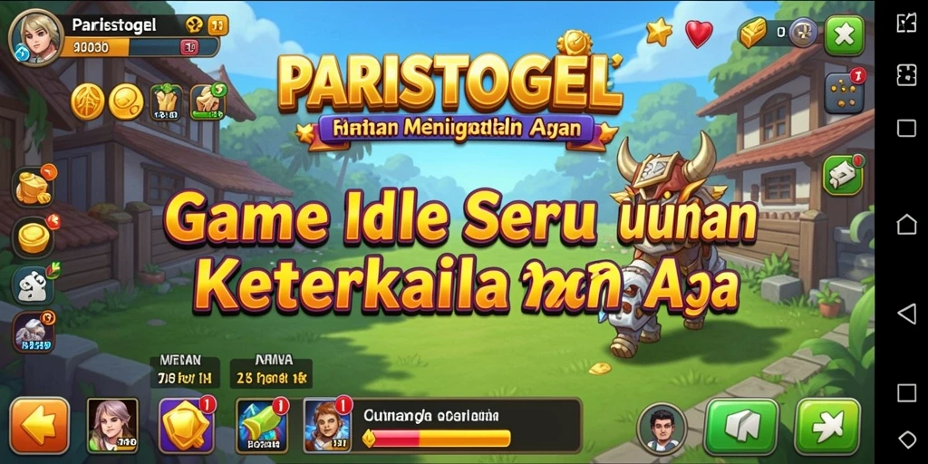 Tampilan gameplay seru dari PARISTOGEL yang menggugah semangat.