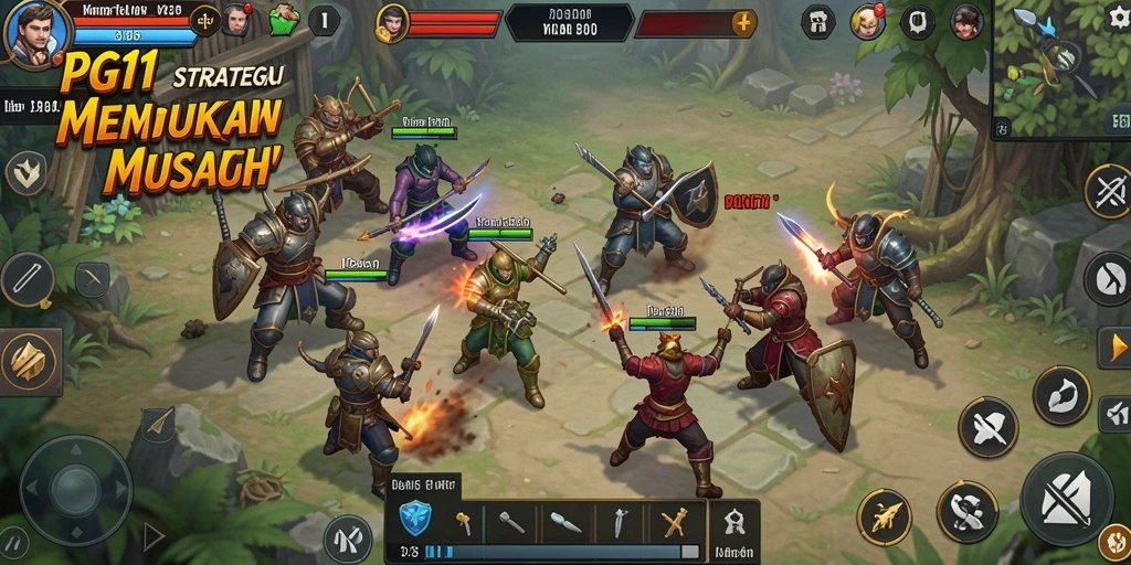 Tangkapan layar gameplay PG11 menampilkan aksi strategi yang mendebarkan.