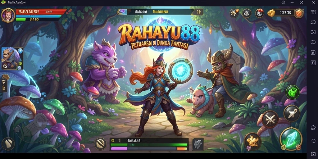 Tampilan gameplay RAHAYU88 yang menampilkan petualangan seru.