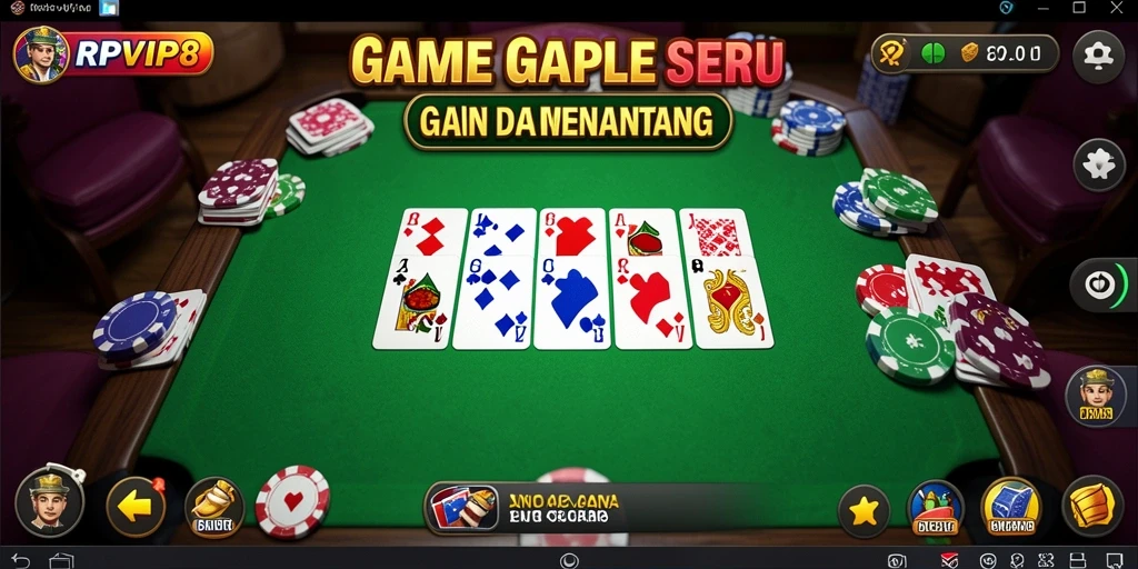 Tampilan gameplay RPVIP8 yang mengasyikkan dan penuh warna.