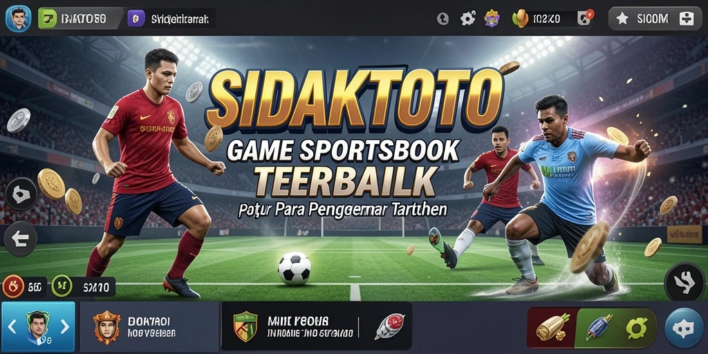 Tampilan screenshot utama SIDAKTOTO menampilkan antarmuka taruhan yang interaktif.