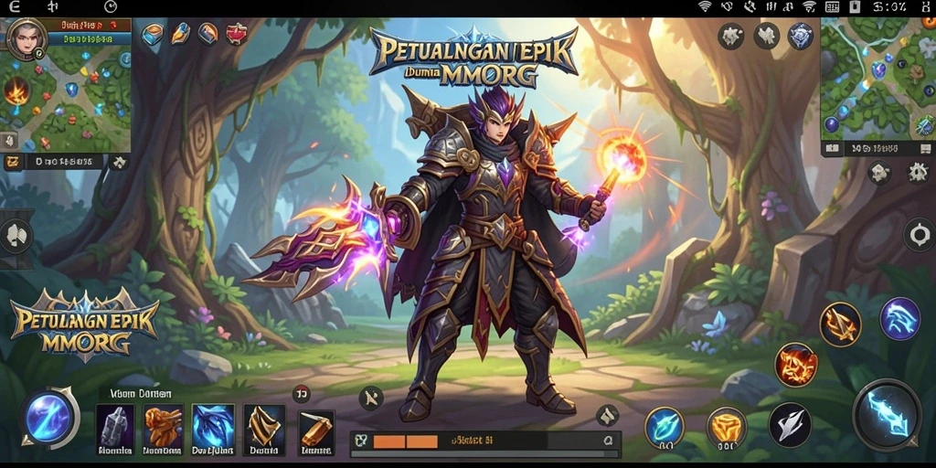 Tampilan gameplay menarik dari V21 yang menghadirkan aksi seru.