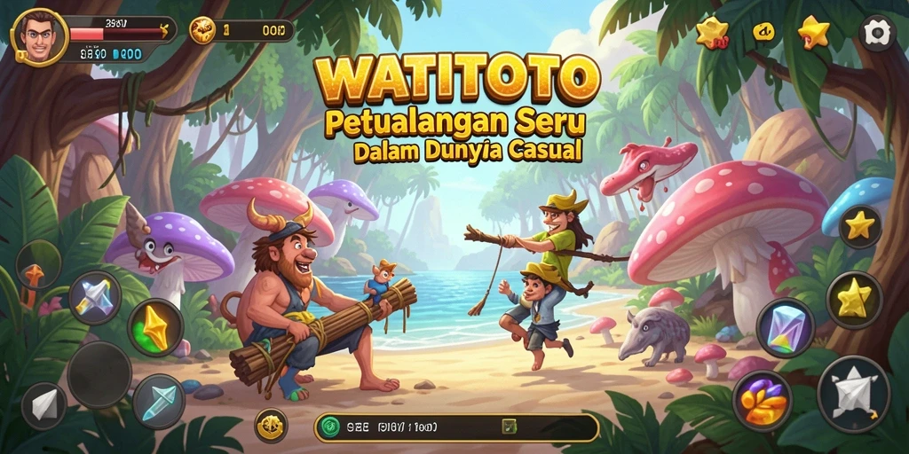 Screenshot menampilkan gameplay <strong>WATITOTO</strong> yang ceria dan menarik.
