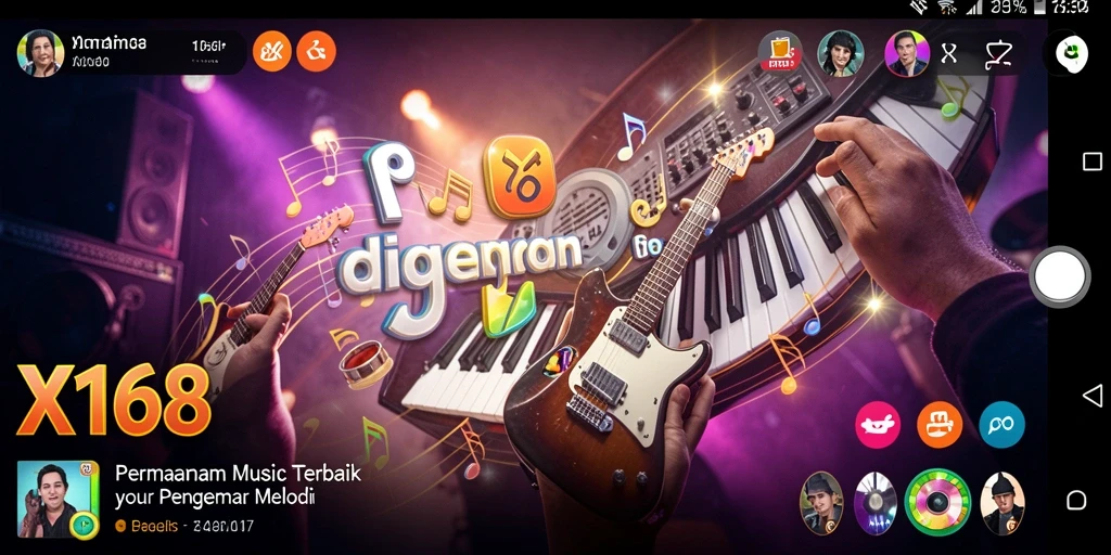 Tampilan gameplay X168 yang seru dan penuh warna.