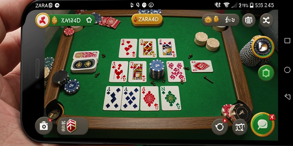 Tampilan gameplay ZARA4D yang seru dan menarik.